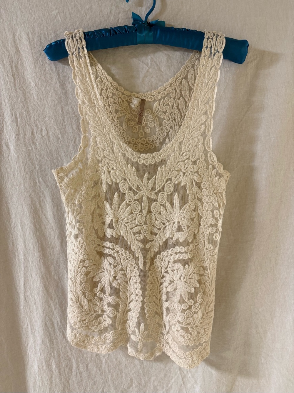 Vintage Cream Lace Top